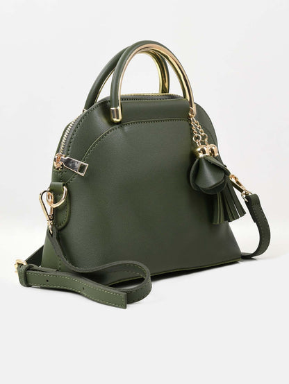 Limelight - Metallic Handle Handbag