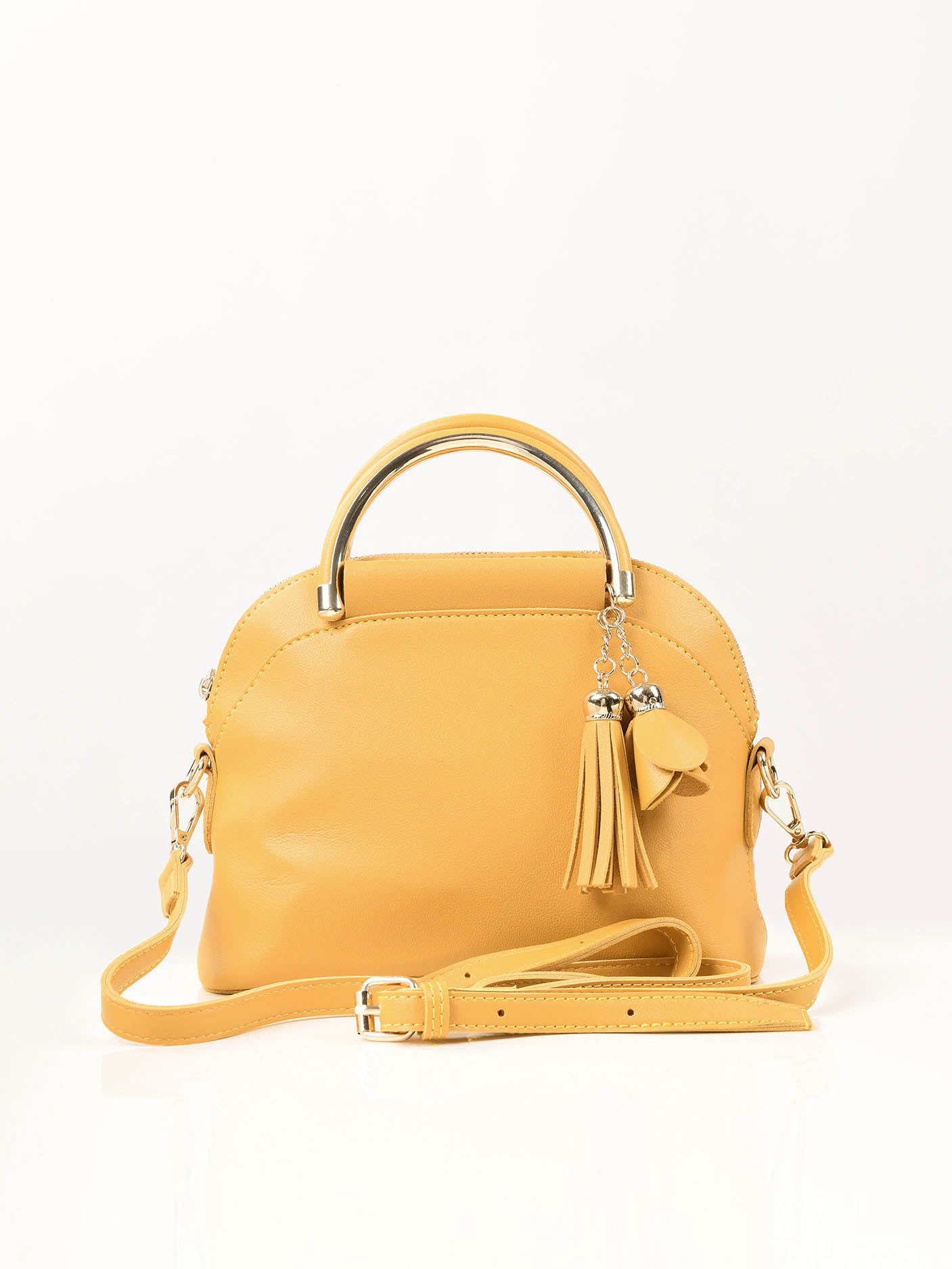 Limelight - Metallic Handle Handbag