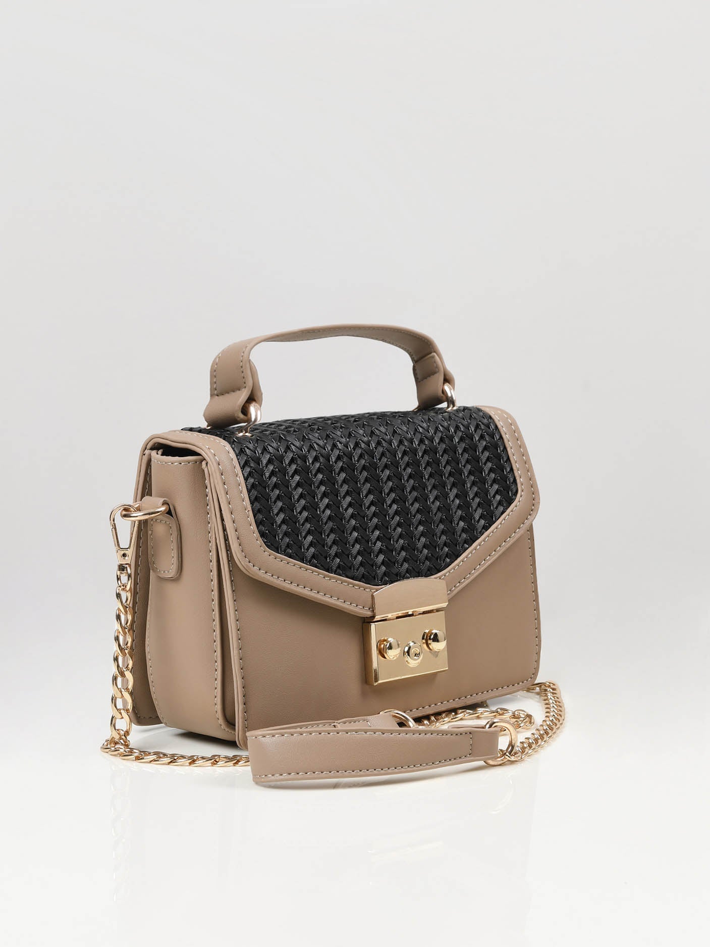 Limelight - Mini Weave Handbag