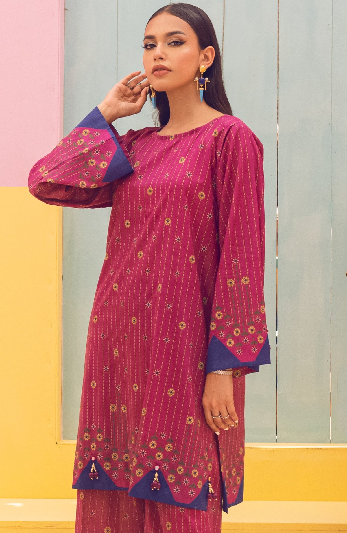 Orient - Unstitched 1 Piece Printed Lawn Shirt