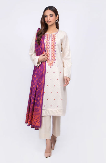 Orient - Unstitched 3 Piece Embroidered Lawn Suit