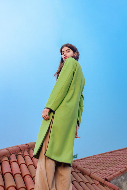 Chaos - ENVY- Green Wool Long Coat