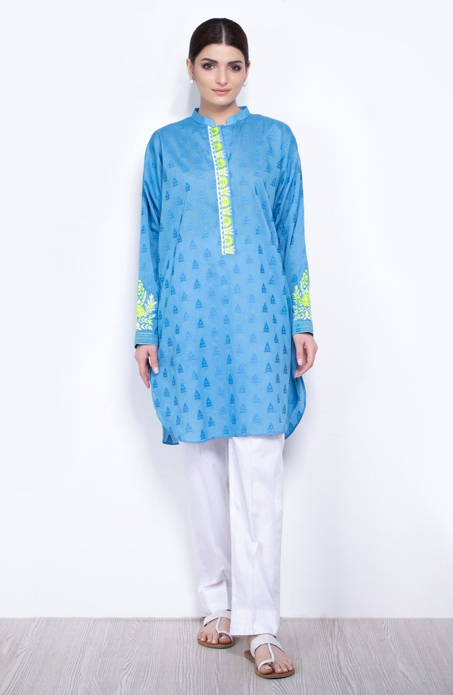 Orient - Unstitched 1 Piece Embroidered Jacquard Shirt