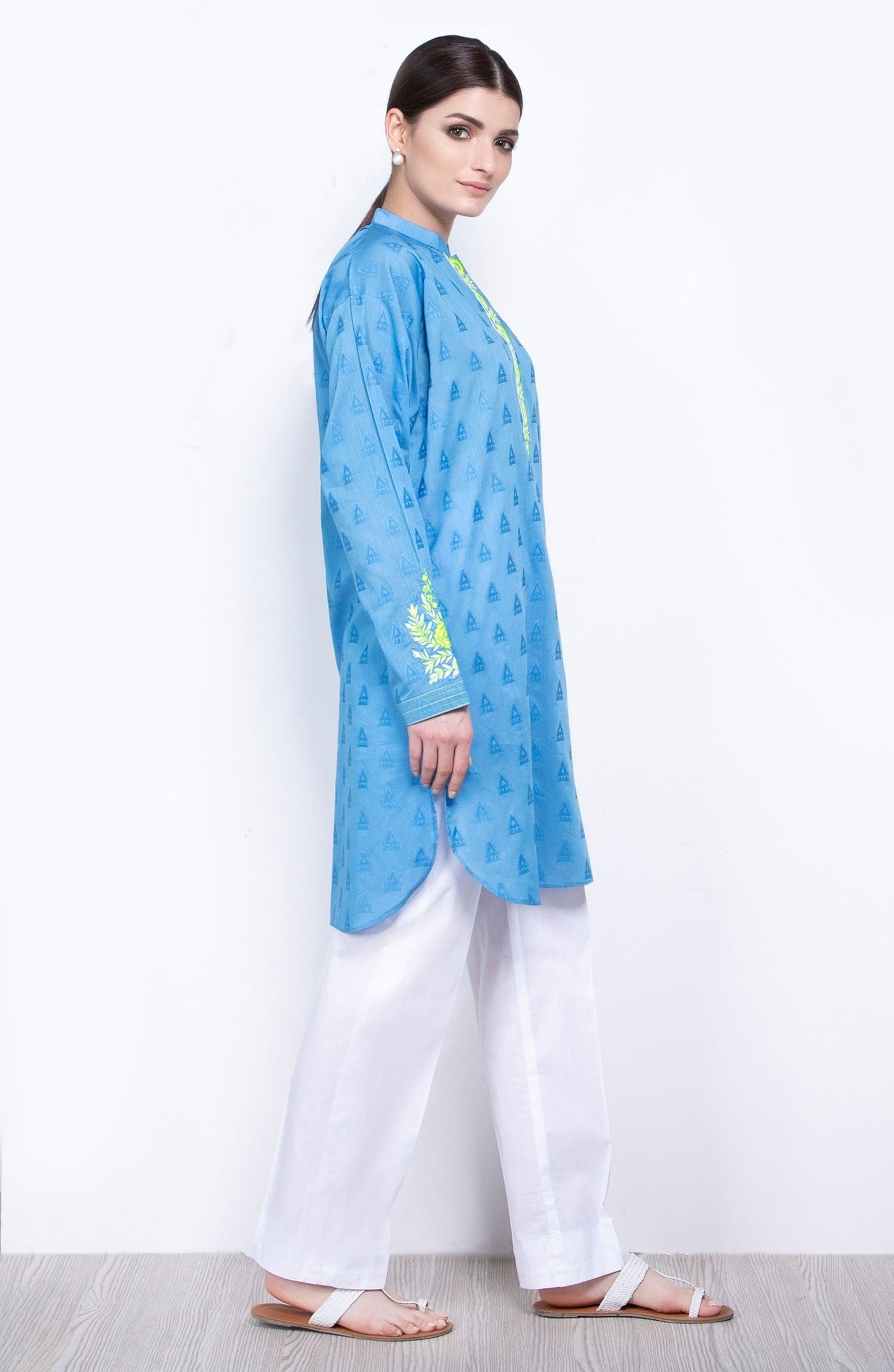 Orient - Unstitched 1 Piece Embroidered Jacquard Shirt