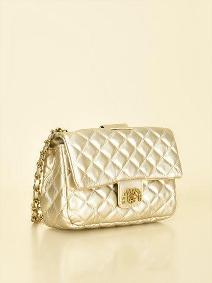Limelight - Ring Handle Quilted Handbag