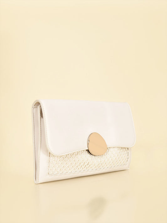 Limelight - Crochet Detail Clutch