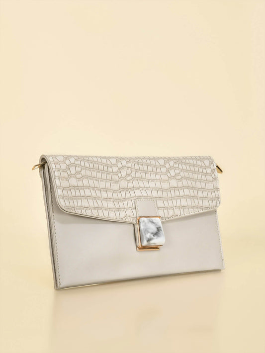 Limelight - Marble Detail Clutch