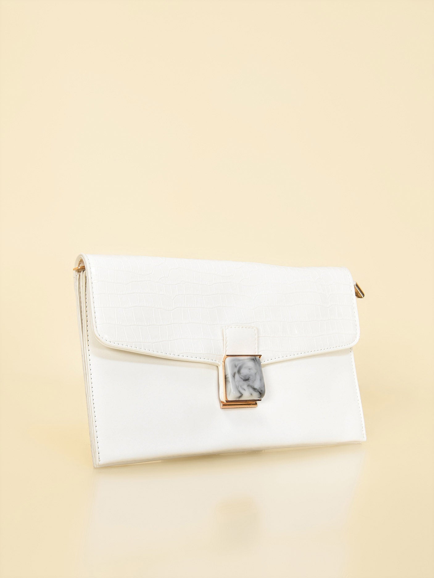 Limelight - Marble Detail Clutch