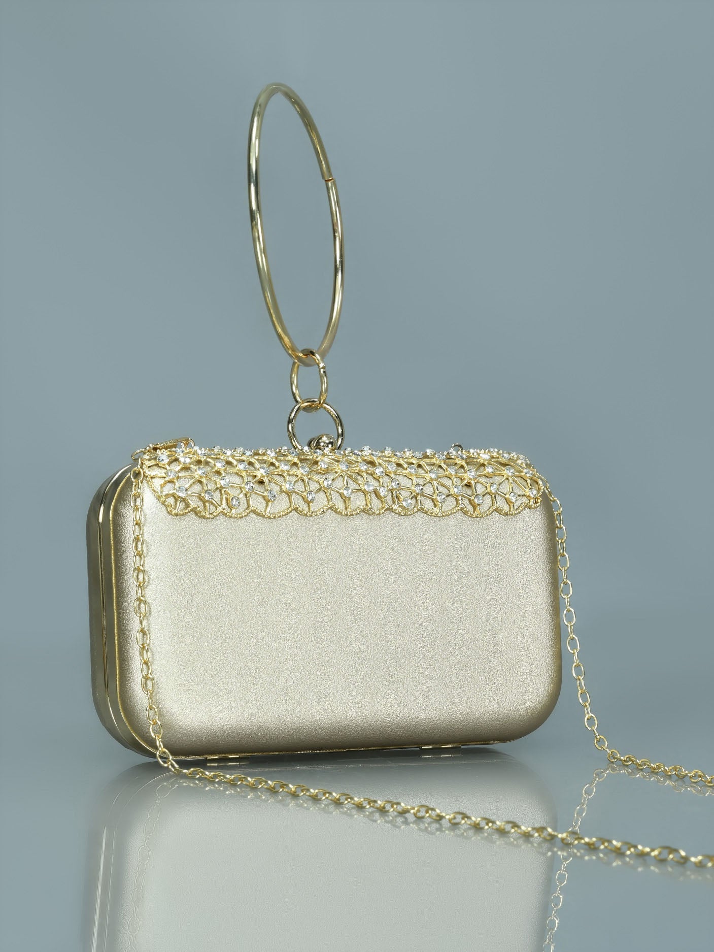 Limelight - Bejeweled Box Clutch