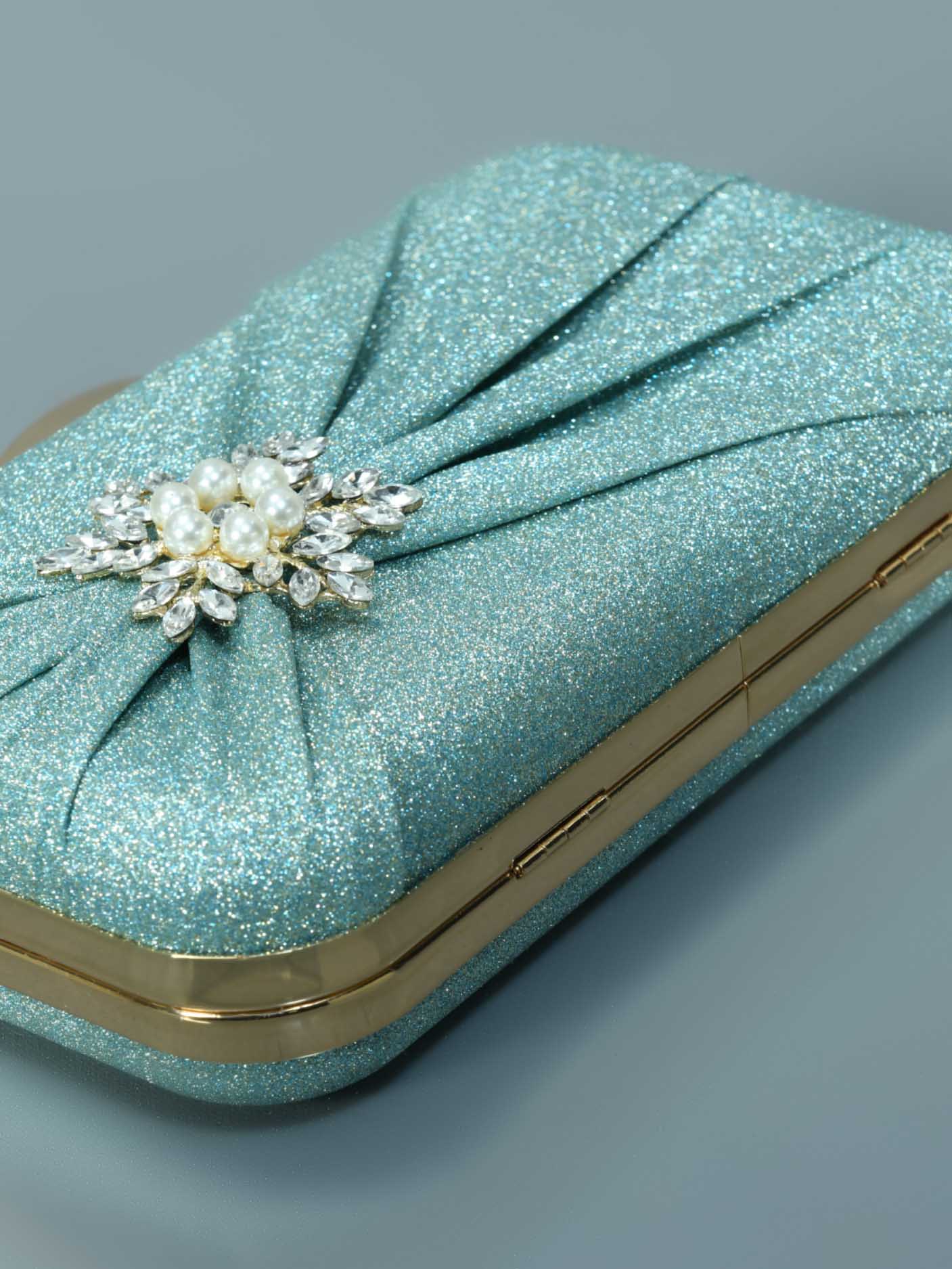 Limelight - Shimmer Brooch Clutch