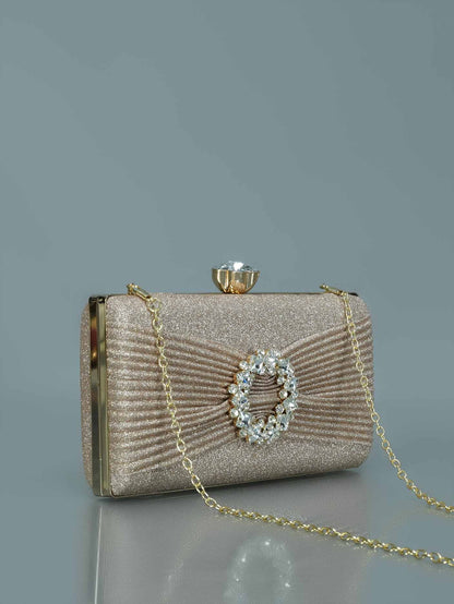 Limelight - Bejeweled Brooch Clutch