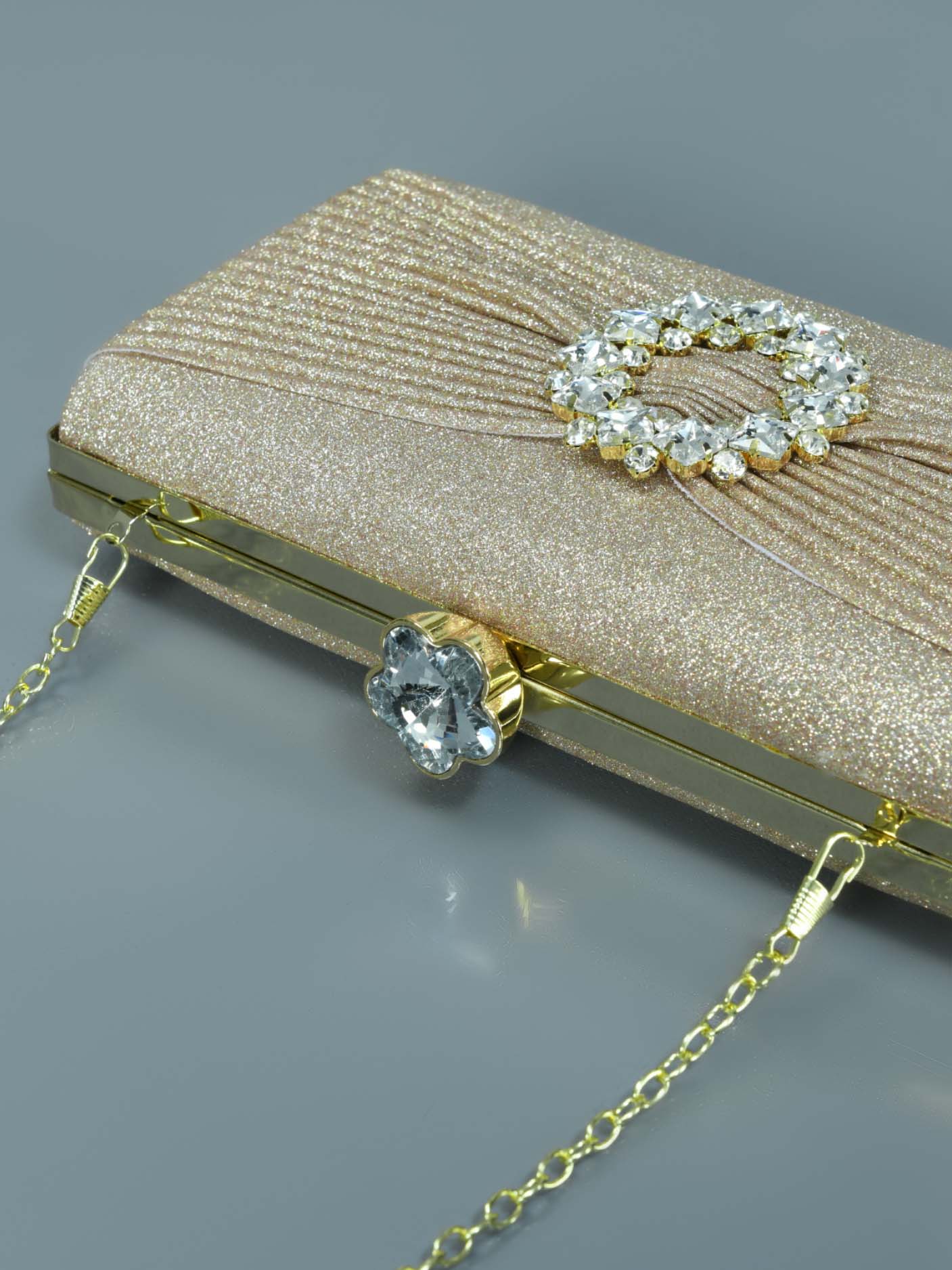 Limelight - Bejeweled Brooch Clutch