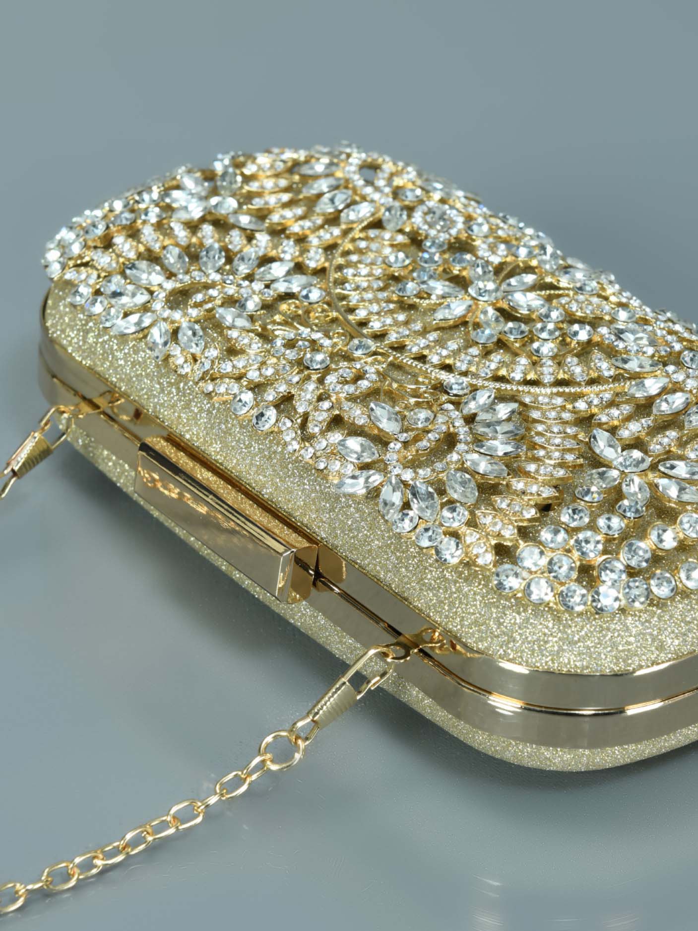 Limelight - Bejeweled Shimmer Clutch