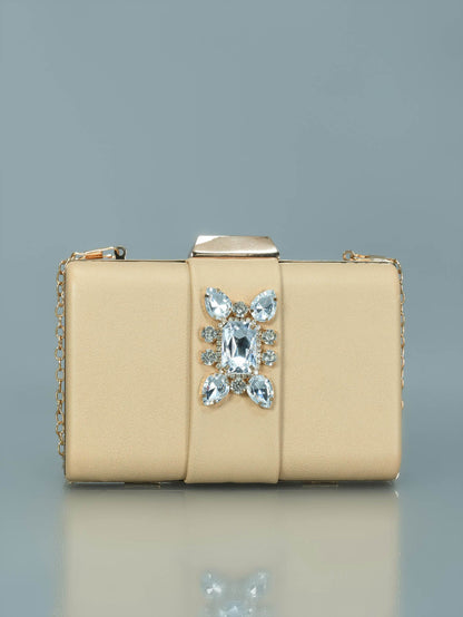 Limelight - Stone Brooch Clutch