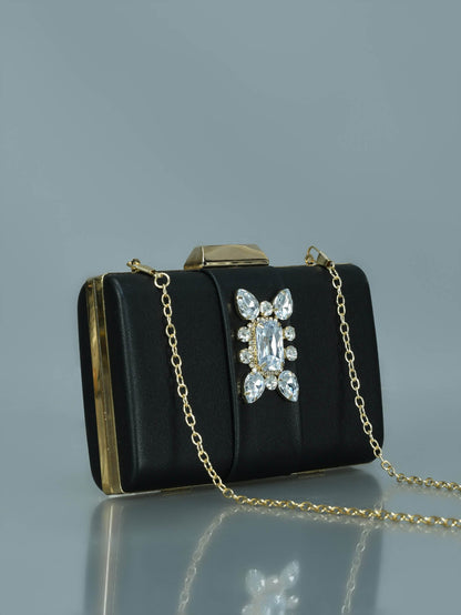 Limelight - Stone Brooch Clutch