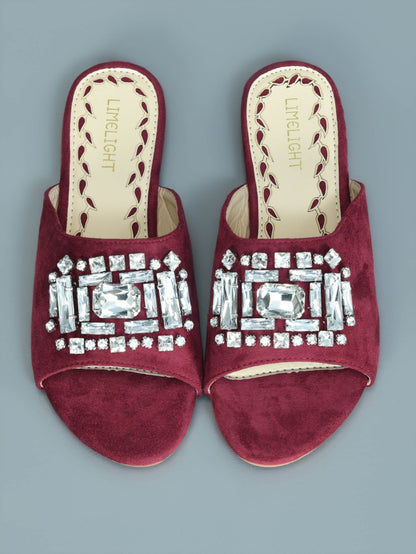 Limelight - Stone Studded Flats
