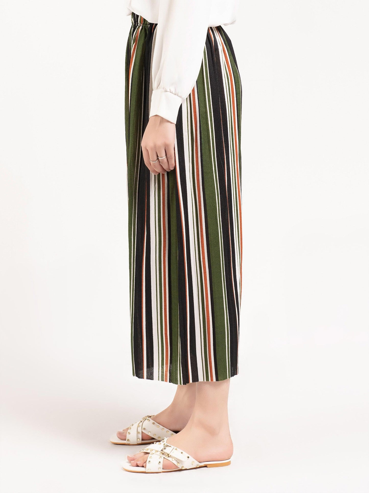 Limelight - Striped Culotte Pants