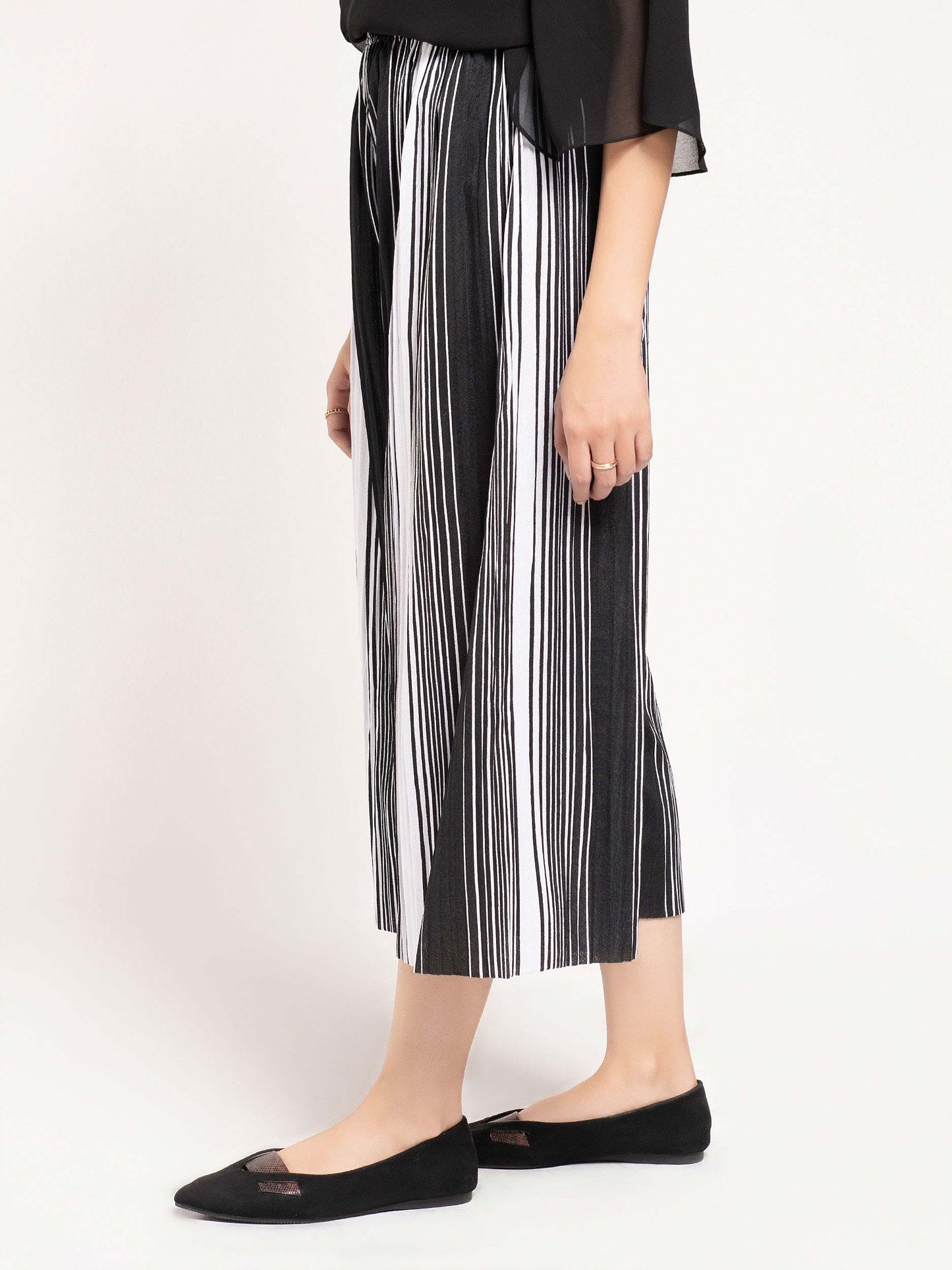 Limelight - Striped Culotte Pants