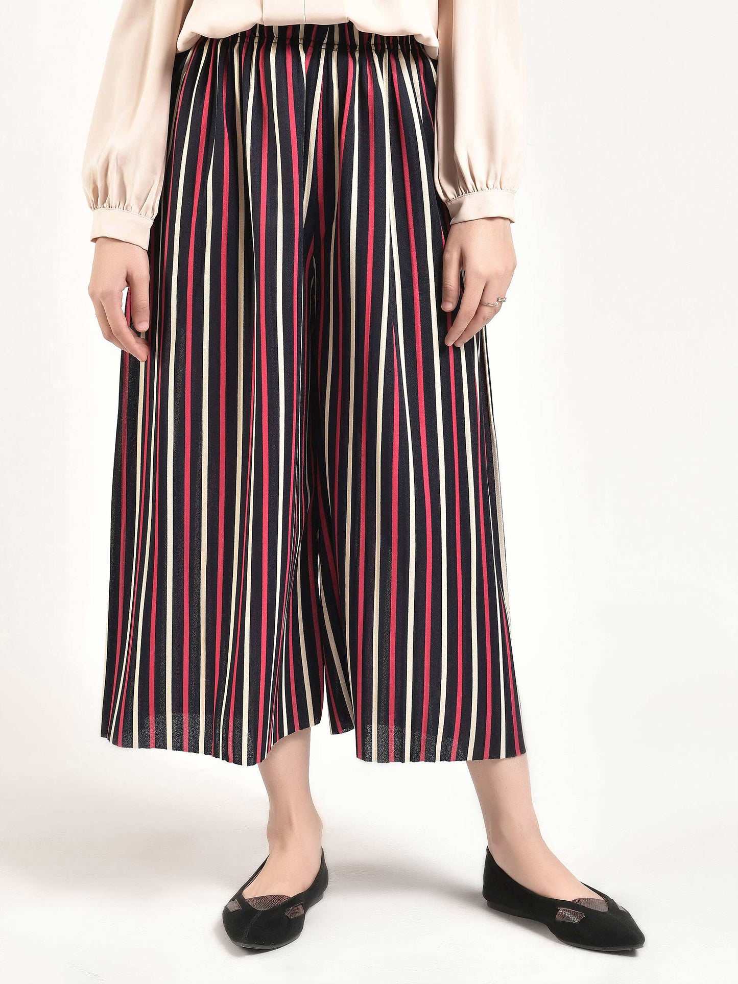 Limelight - Striped Culotte Pants