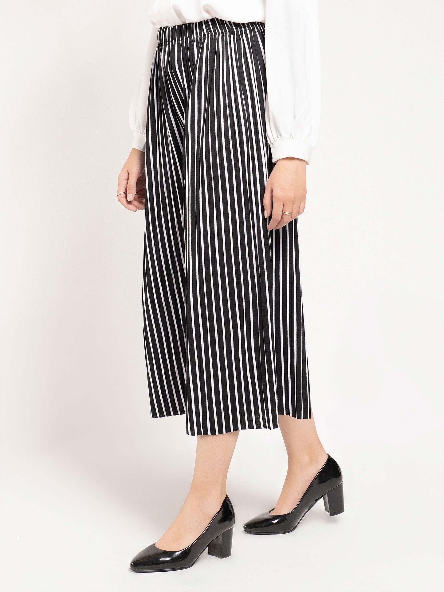 Limelight - Striped Culotte Pants