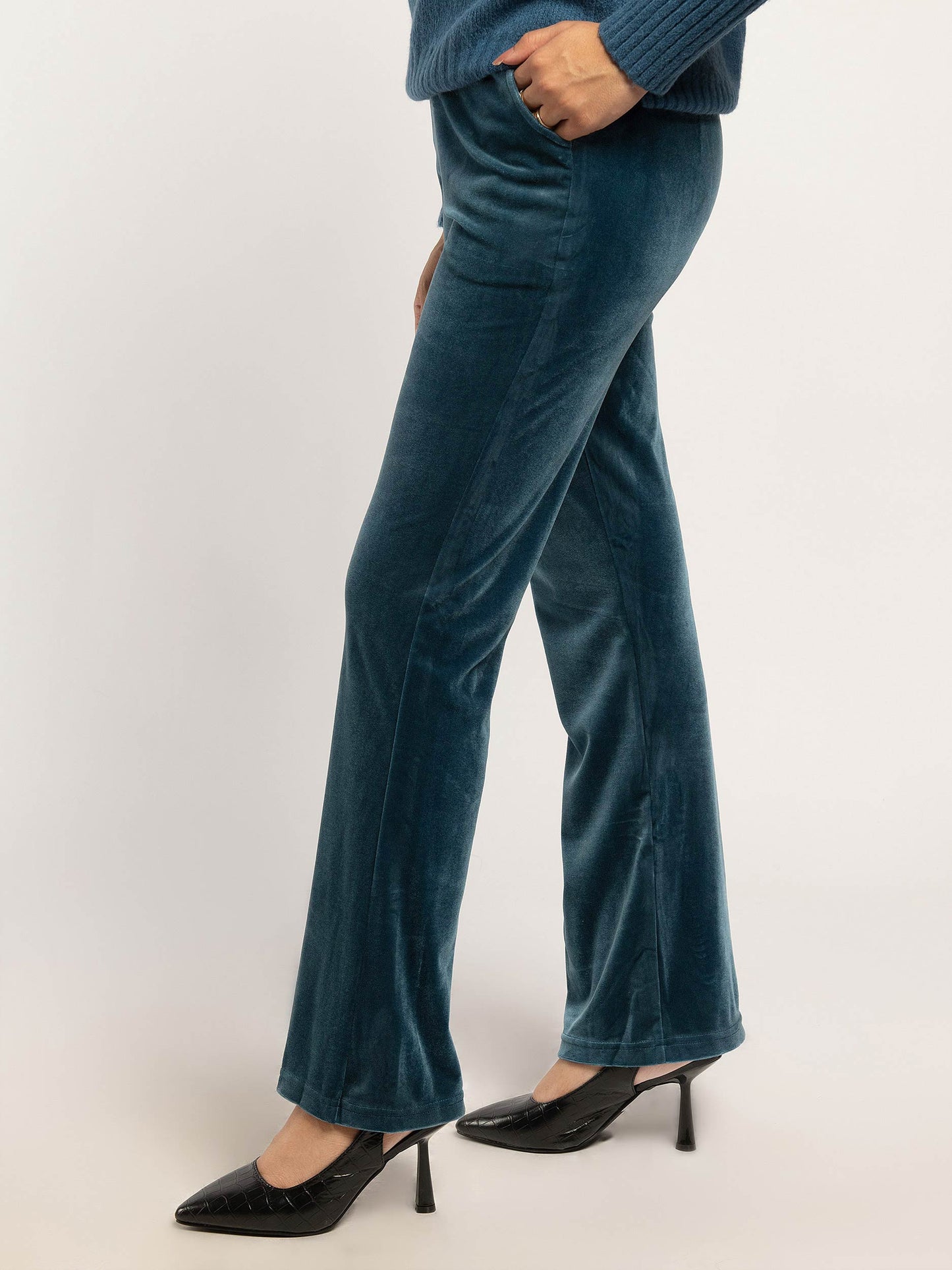 Plain Velvet Trousers