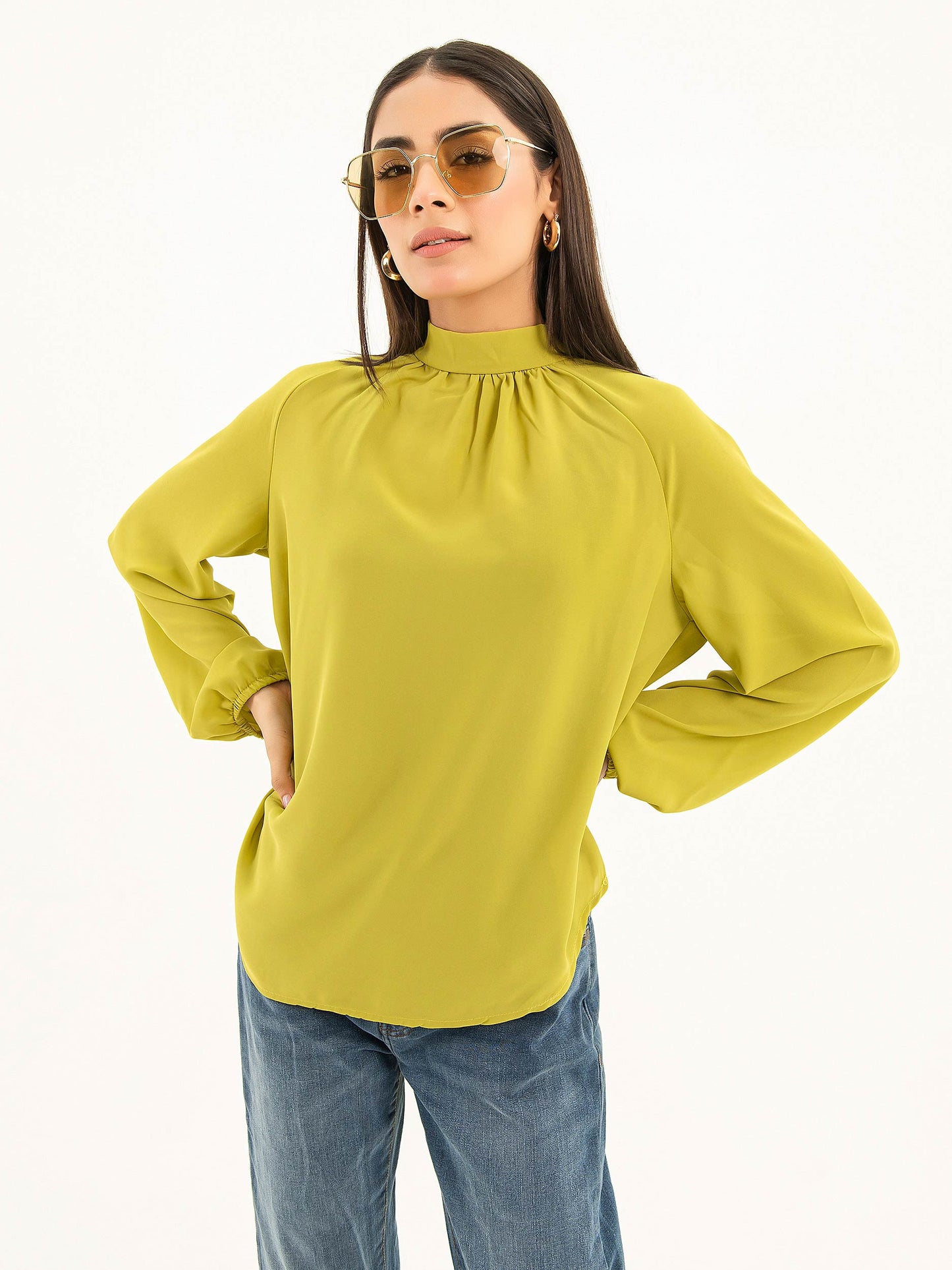 Limelight - Pleated  Grip Top