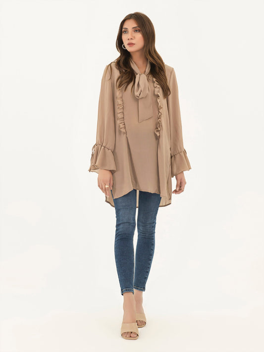 Limelight - Frilled Chiffon Tunic