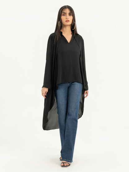 Limelight - High-Low Chiffon Top