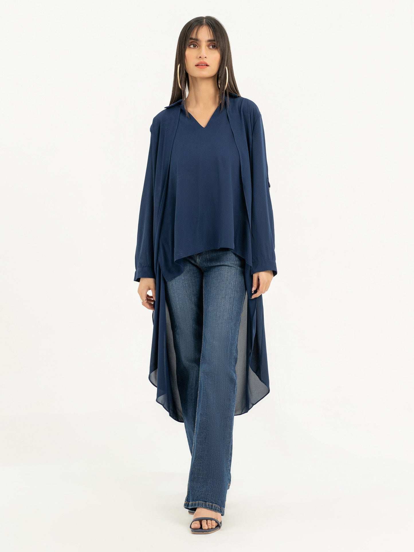 Limelight - High-Low Chiffon Top