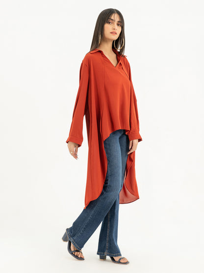 Limelight - High-Low Chiffon Top