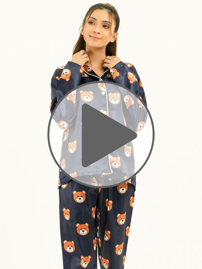 Limelight - Printed Silk Sleepwear