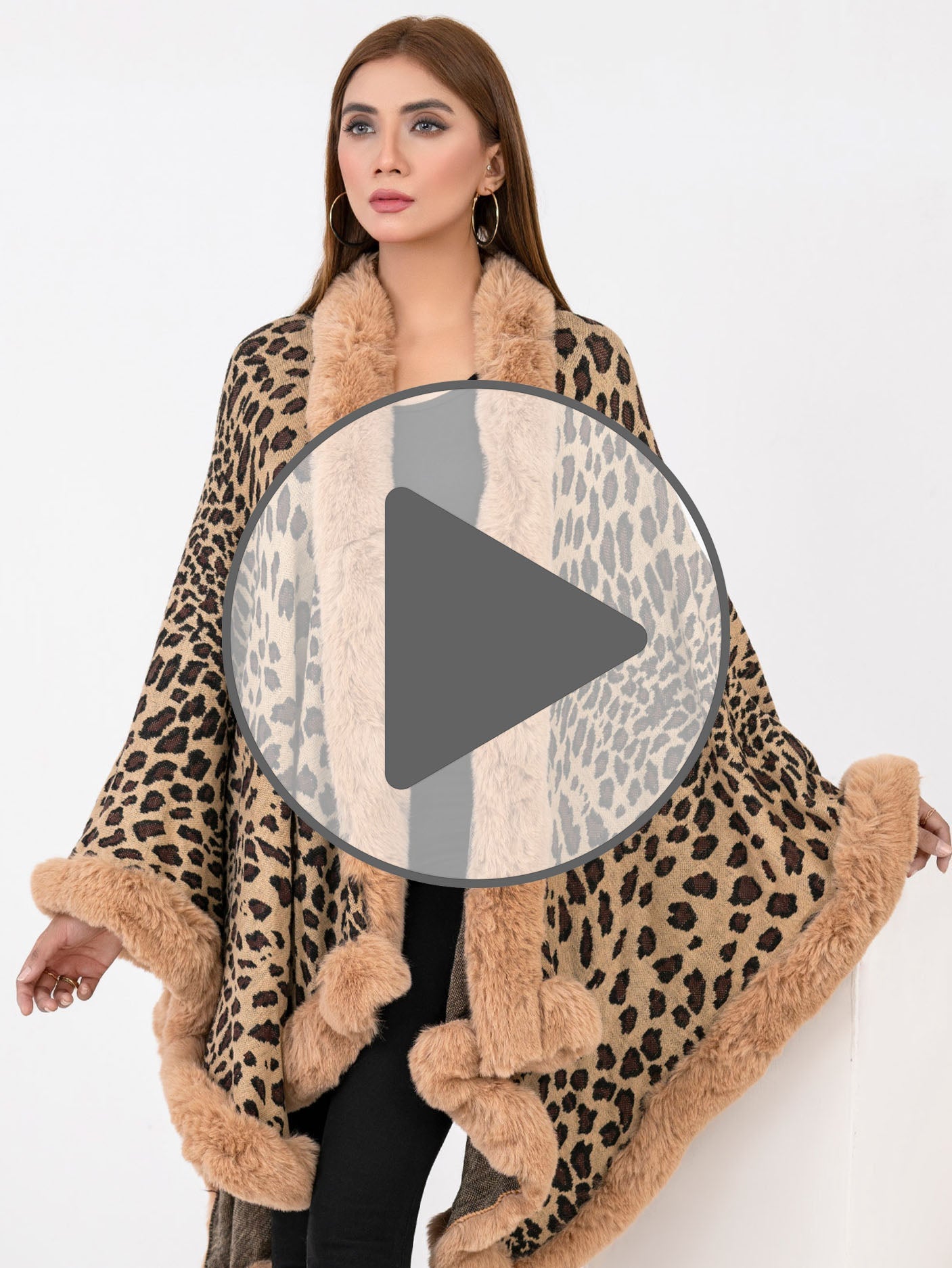 Fur Cape Shawl