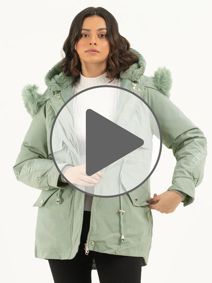 Limelight - Hooded Fur Jacket