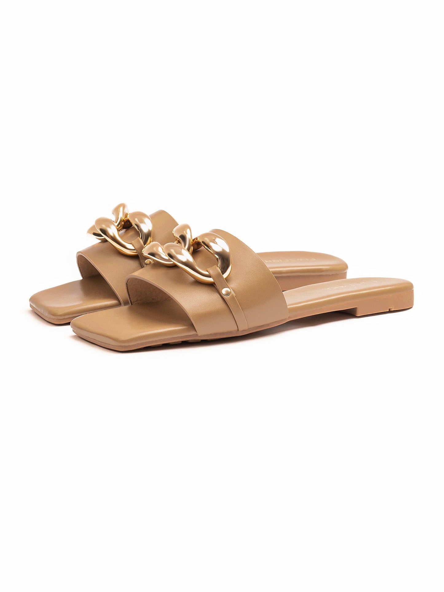 Limelight - Chain Embellished Flats