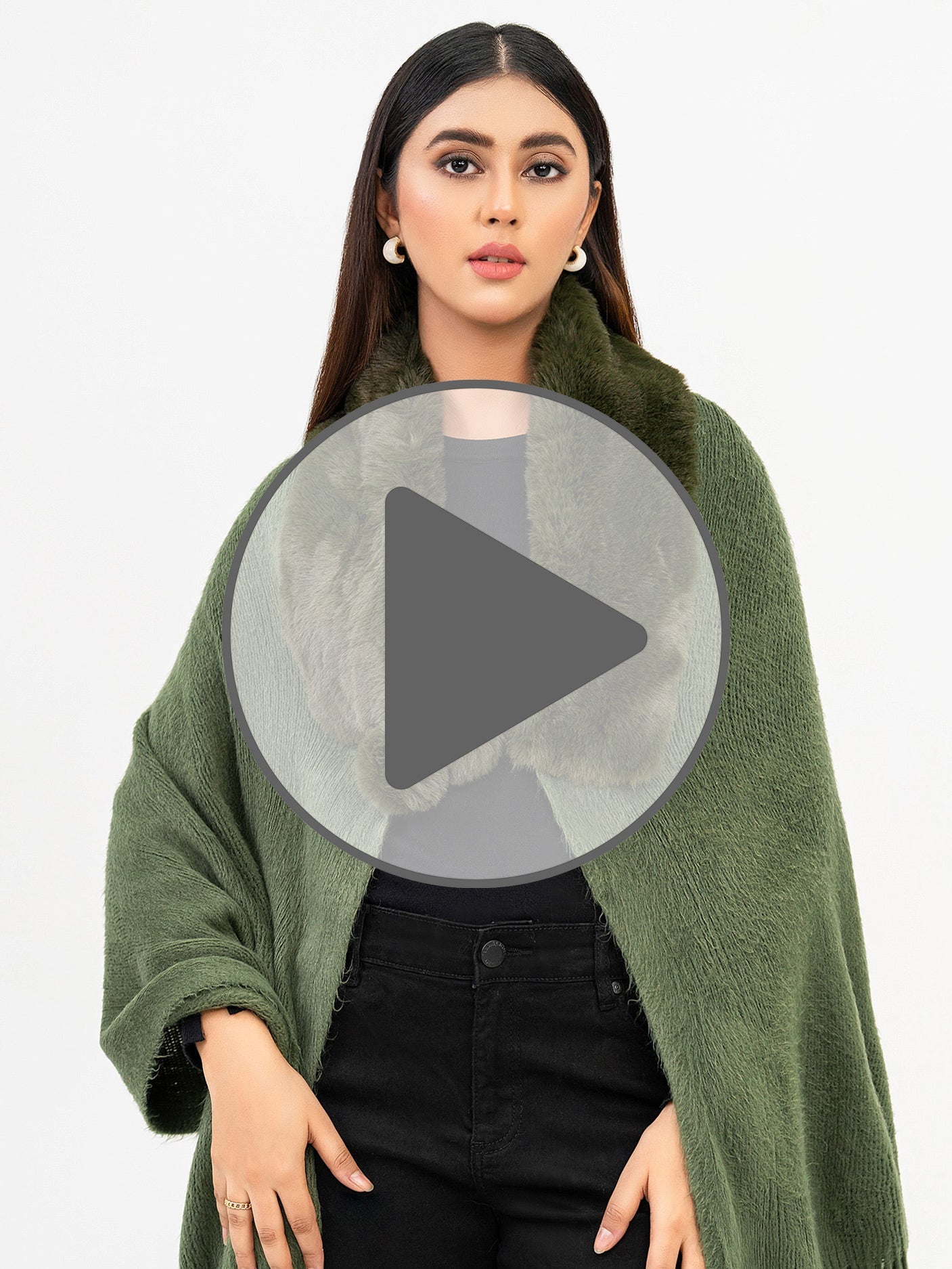 Woolen Cape Shawl