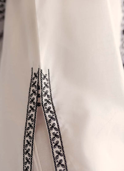 White Embroidered Kurta