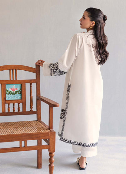 White Embroidered Kurta