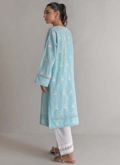 Sky Blue Chikan Kurta