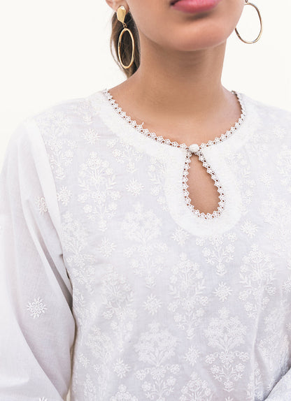 Chikankari Embroidered Kurta
