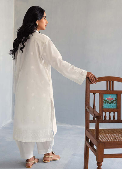 White Chikankari Kurta