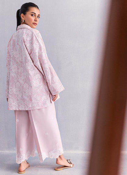 Pink Embroidered CO-ORD Set