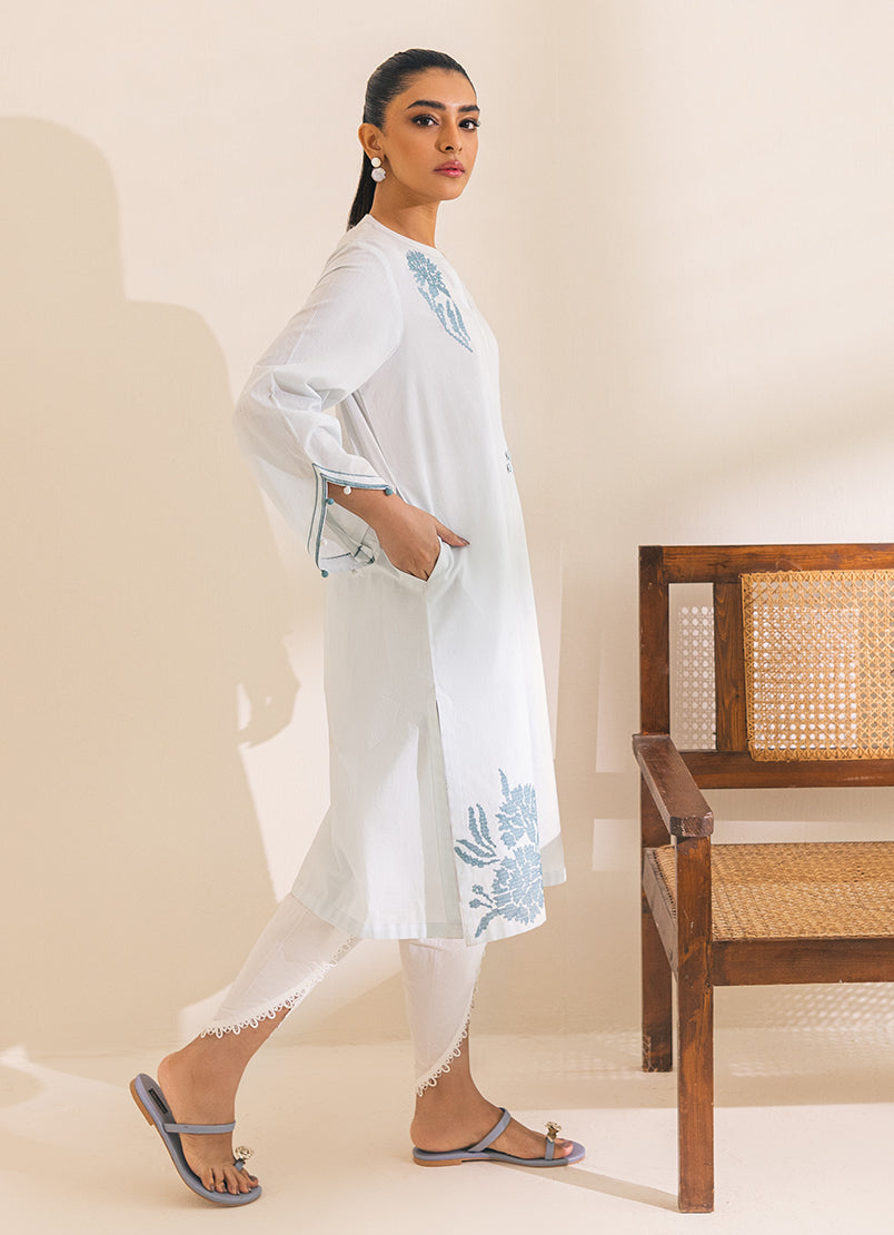 Ice Blue Kurta