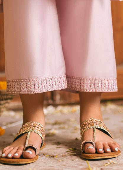 Pink CO-ORD Set With Sequins