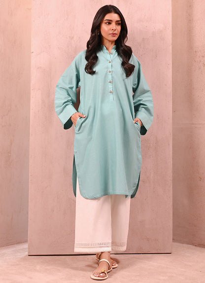 Aqua Solid Kurta