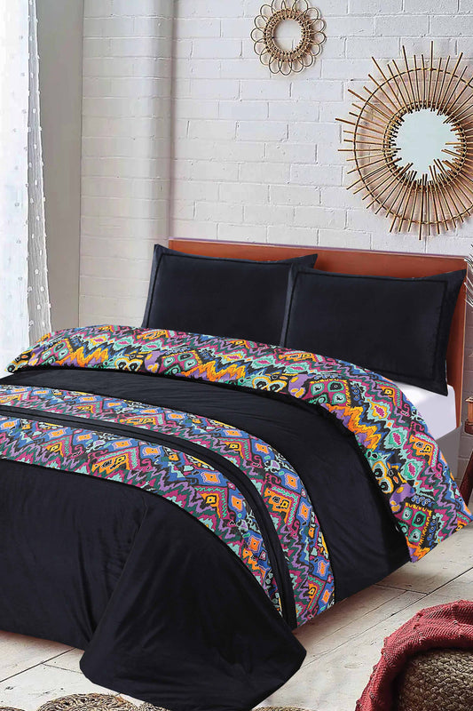 Nishat Linen - Ikat Tie Duvet Cover