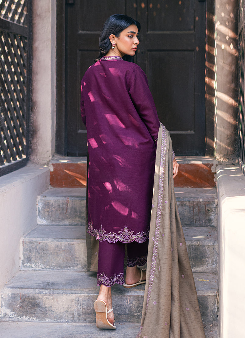 3 PC Embroidered Suit