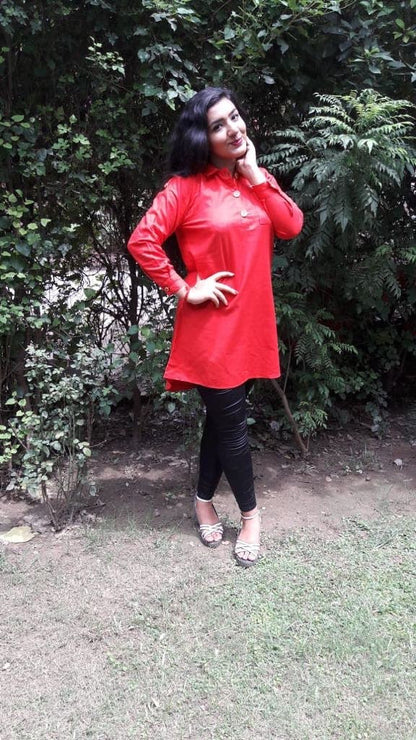 Chilgozay - Red Long Shirt