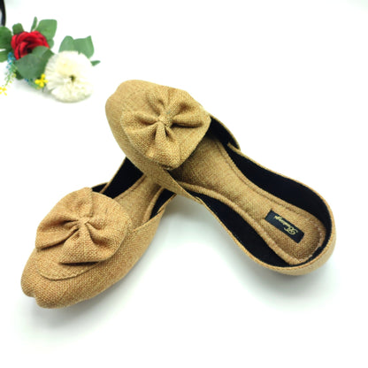 Bustangi - Camel Bow Loafers