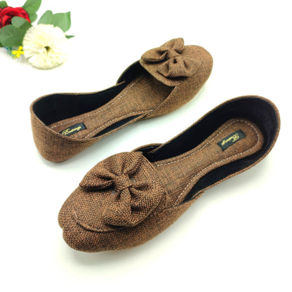 Bustangi - Brown Bow Loafers