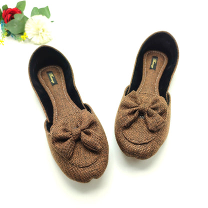 Bustangi - Brown Bow Loafers